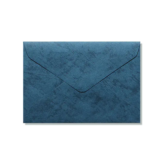 Handmade Blue Cowhide Envelopes